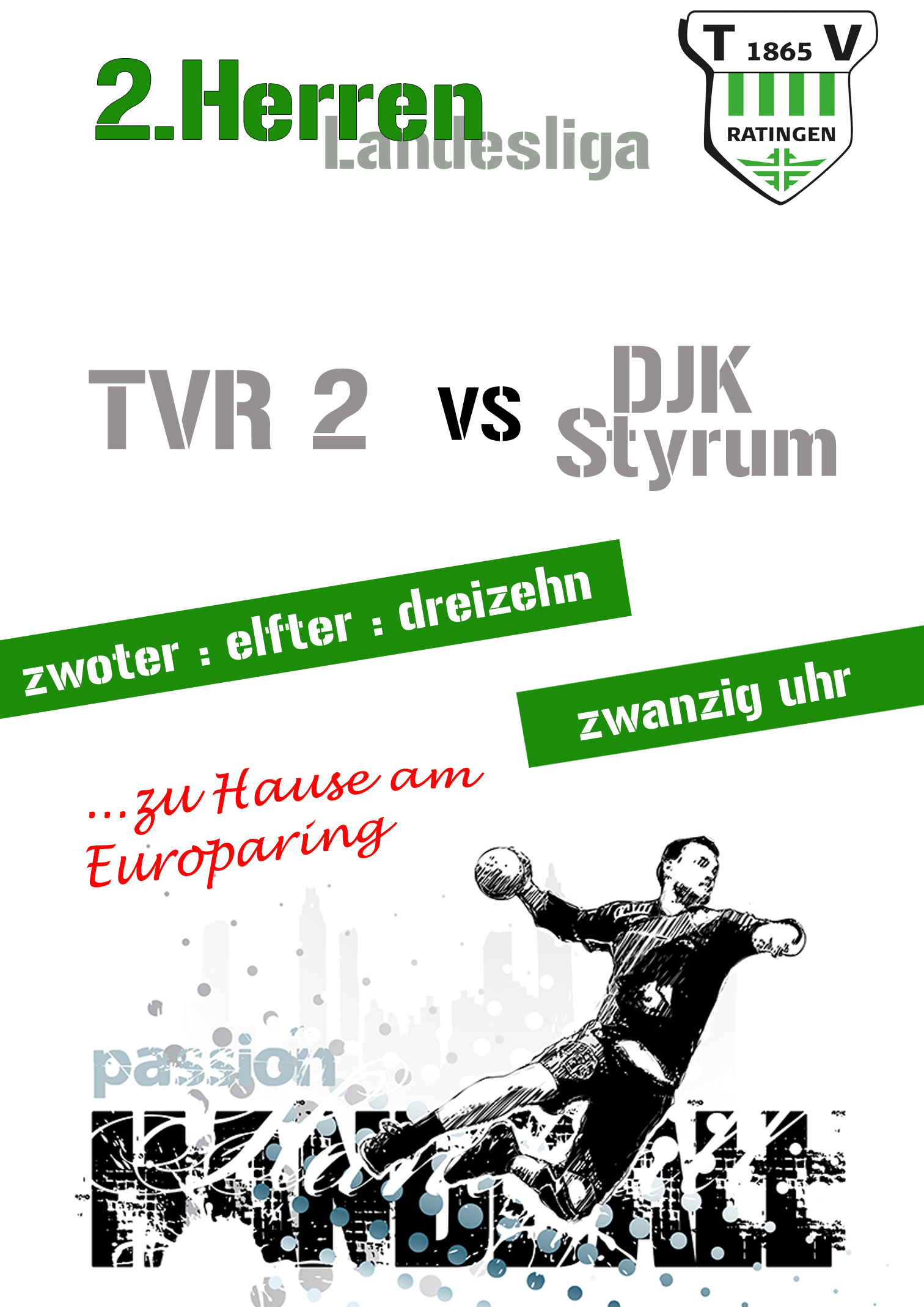TVR 2 stellt sich am Samstag dem Duell.