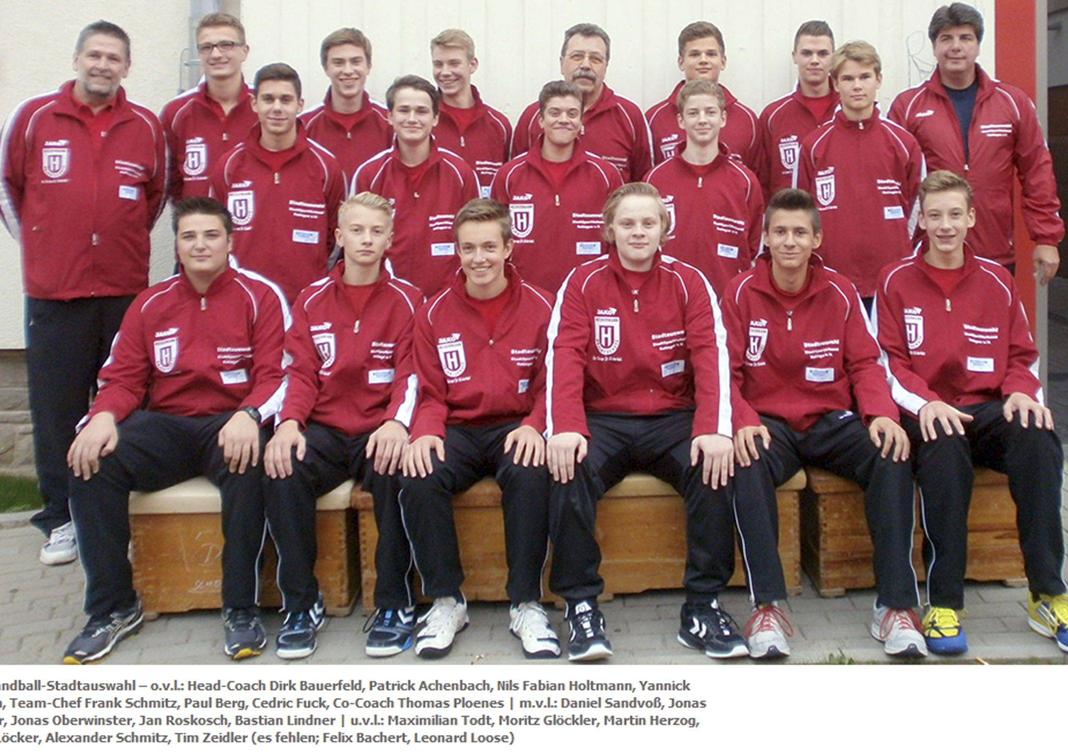 U 16 Handball-Stadtauswahl gibt ihr Debüt
