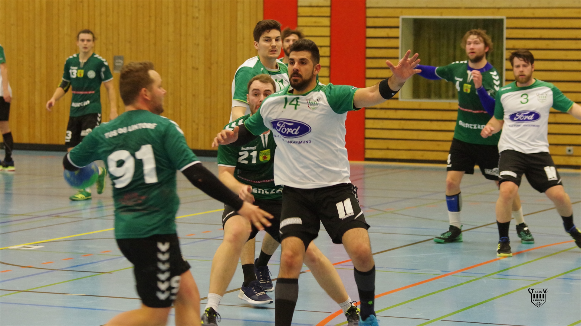 Erste Herren unterliegen im Derby in Lintorf 23:18 (12:8)